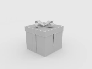 gift box 5 3D Model
