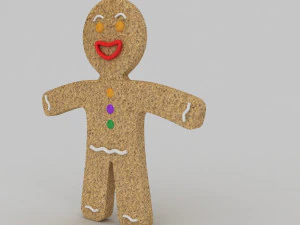 gingerbread man 3D Model