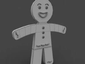 gingerbread man 3D Model