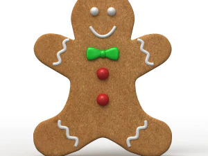gingerbread man 2 3D Model