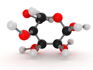 glucose molecular Modelo 3D