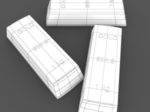 gold bar Modèle 3D