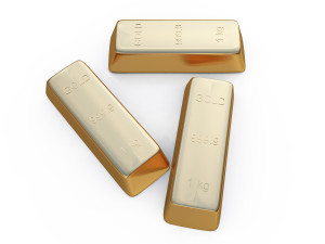 gold bar Modèle 3D