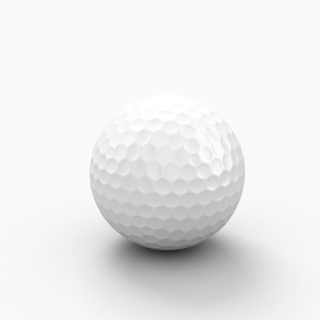 golf ball Modèle 3D .c4d .max .obj .3ds .fbx .stl .blend
