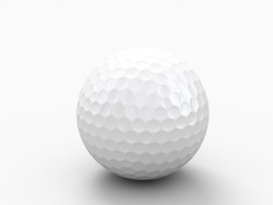 golf ball 3Dモデル