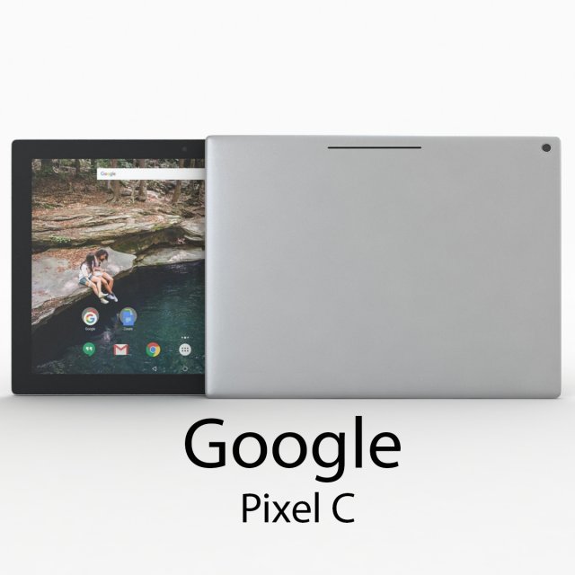 google pixel c 3D 模型 .c4d .max .obj .3ds .fbx .stl .blend 