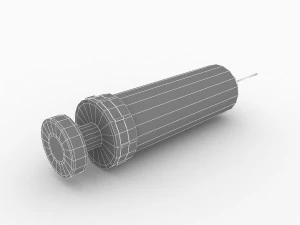 hand air pump 3D Model