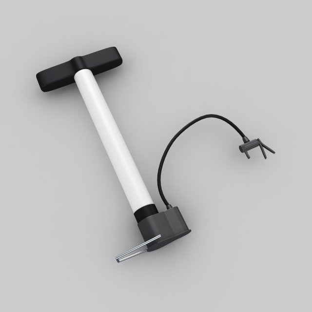 hand air pump 2 3D Model .c4d .max .obj .3ds .fbx .stl .blend 