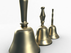 hand bells 3D 모델