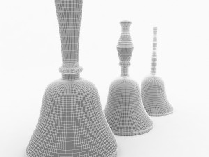 hand bells 3D 모델