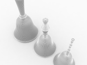 hand bells 3D 모델