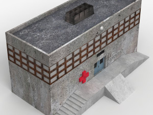 haunted hospital 3D-Modell