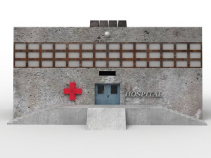 haunted hospital 3D-Modell