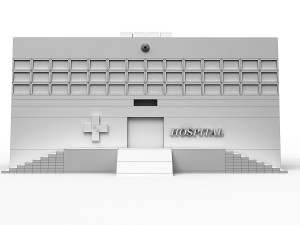 haunted hospital 3D-Modell