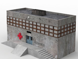 haunted hospital 3D-Modell