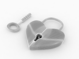 heart lock 3D Model
