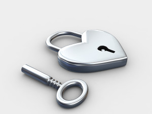 heart lock 3D Model