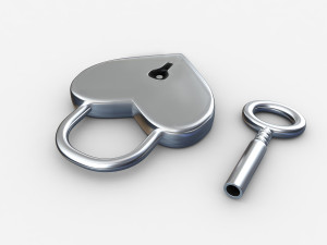 heart lock 3D Model