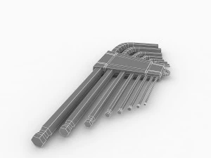 hex key 3D Model