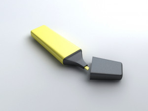 highlighter pen 3D Model