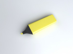 highlighter pen 3Dモデル
