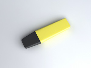 highlighter pen 3Dモデル