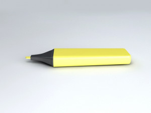 highlighter pen 3Dモデル