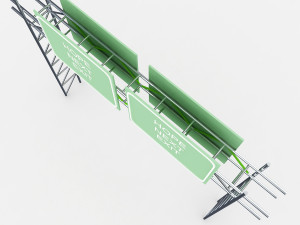 highway sign Model 3D