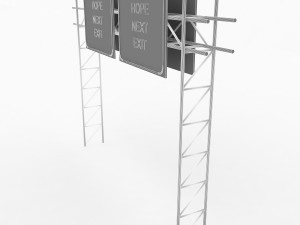 highway sign Model 3D