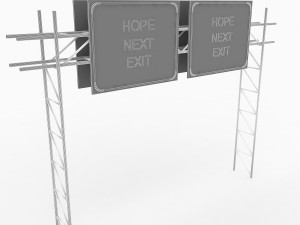 highway sign Model 3D