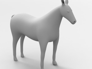 Horse  T-Pose - Buy Royalty Free 3D model by BreathTime (@BreathTime)  [364b8dc]