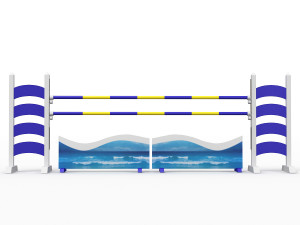 horse jump obstacle 3D 模型