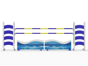 horse jump obstacle 3D Model