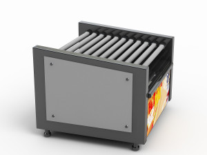 hot dog roller grill Modelo 3D
