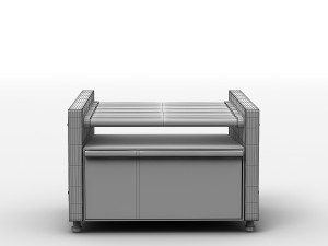 hot dog roller grill Modelo 3D