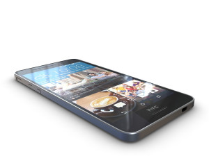 htc desire 728 dual sim white 3D Модель