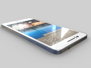 htc desire 728 dual sim white 3D Model