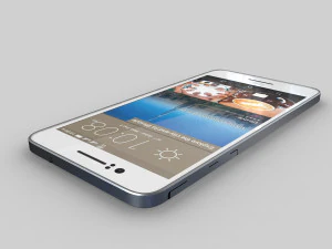 htc desire 728 dual sim white 3D Model
