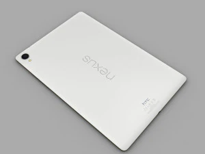 htc nexus 9 white 3D Model