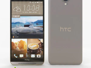 htc one e9 plus klasik g&uuml;l altın 3D Model