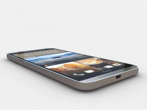 htc one e9 plus classic rose gold 3D Model