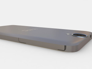 htc one e9 plus classic rose gold Model 3D