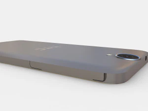 htc one e9 plus classic rose gold 3D Model