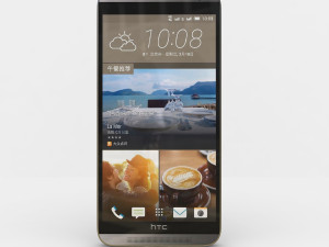 htc one e9 plus classic rose gold Model 3D