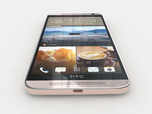 htc one e9 plus classic gold sepia 3D Model