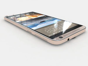 htc one e9 plus classic gold sepia 3D Model