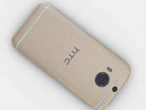 htc one m9 plus amber gold 3D Модель