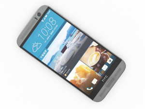 htc one m9 plusmetal gray 3D Модель