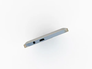 htc one m9 plus silver gold 3D Model