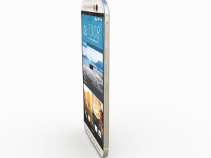 htc one m9 plus silver gold Model 3D